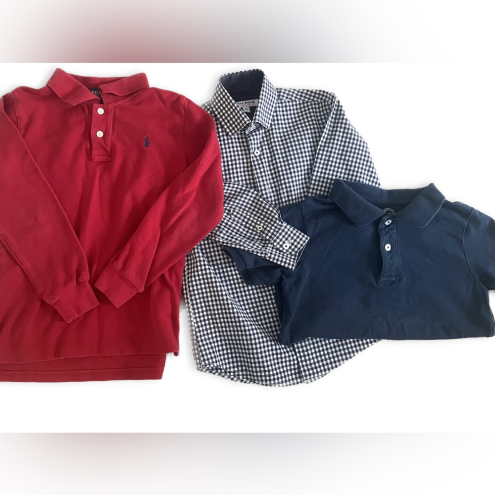 🇺🇸Bundle🇺🇸3 Boys Shirts - sizes 6-7